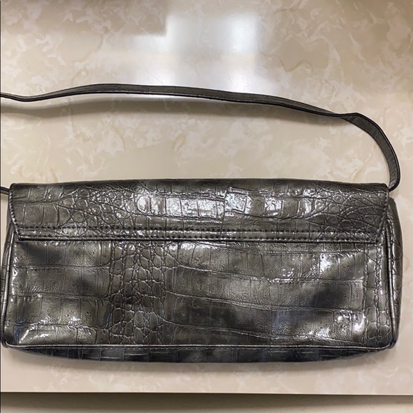 Gray Alligator Skin Small Bag - Picture 2 of 6